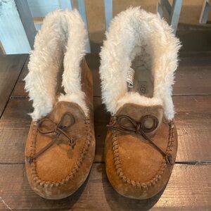 Ugg Uggpure Alena Slippers Faux Fur Suede Bootie Size 7 women